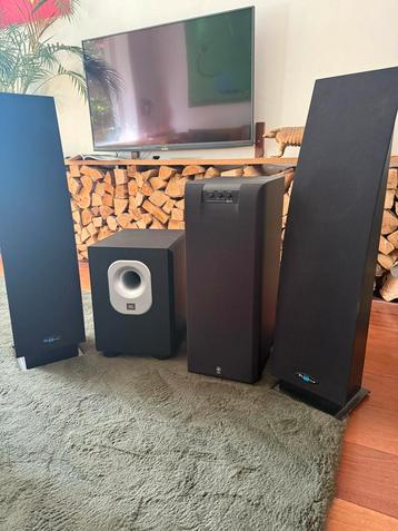 Complete Surround Sound Set JBL & Yamaha beschikbaar voor biedingen