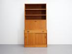 Deens wandmeubel | Teak | 2 delig, Ophalen, 200 cm of meer, ., Met deur(en)