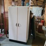 Brocante vintage oude smal ondiep klein kastje Hoog 110 cm, Ophalen