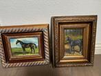 2 paarden schilderijen, Antiek en Kunst, Ophalen of Verzenden