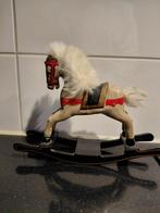 Vintage hobbelpaard, echte vacht, Ophalen of Verzenden