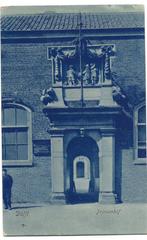 Delft, Prinsenhof. In Delfts Blauw. Opruimingskaart, Verzamelen, Gelopen, Zuid-Holland, Voor 1920, Verzenden