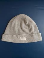 Superdry licht grijze muts / beanie - one size, Ophalen of Verzenden, Zo goed als nieuw, Superdry, Muts