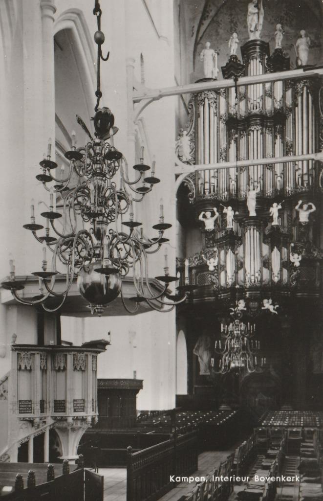 KAMPEN Bovenkerk Interieur, Verzamelen, Ansichtkaarten | Nederland, Ongelopen, Overijssel, 1960 tot 1980, Verzenden