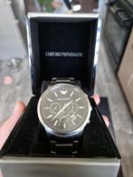 emporio armanie renato ar2460 heren horloge, Sieraden, Tassen en Uiterlijk, Horloges | Heren, Staal, Staal, Polshorloge, Zo goed als nieuw