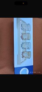 Decoratieve Glazen Potjes met Houten Dienblad, Antiek en Kunst, Antiek | Woonaccessoires, Ophalen