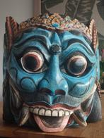 Antiek balinees barong masker groot hout Indonesië bali, Ophalen of Verzenden