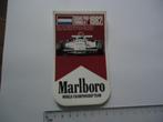sticker oud Marlboro Formule 1 F1 Zandvoort 1982 GP race car, Verzenden, Zo goed als nieuw, Sport