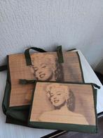 Set tas en toilettas! Marilyn Monroe!, Sieraden, Tassen en Uiterlijk, Toilettassen, Ophalen, Zo goed als nieuw