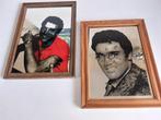 2 x Spiegel afbeeldingen jr 70 Elvis Presley, Ophalen of Verzenden