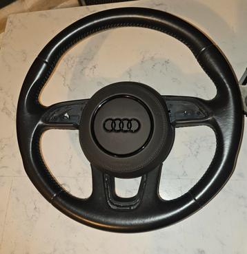 Audi Stuur + Airbag Cover Zwarte audi logo. beschikbaar voor biedingen