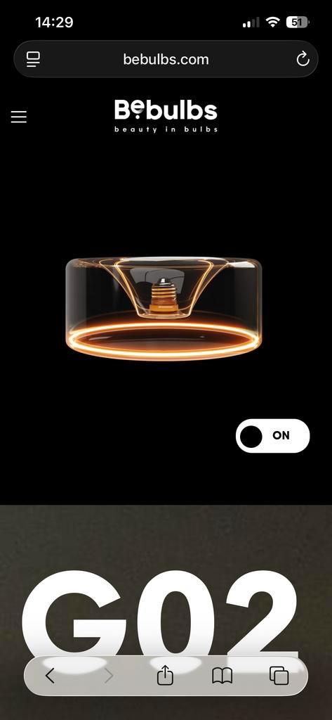 BeBulbs Donut Lamp - Helder Glas & Metalen Fitting, Huis en Inrichting, Lampen | Plafondlampen, Zo goed als nieuw, Glas, Ophalen of Verzenden