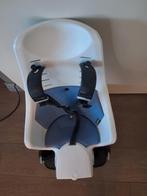 Bobike Maxi Exclusive Plus achterzitje wit- blauw, Ophalen, Achterzitje, Voetsteuntjes, 9 t/m 18 kg