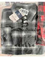 Shenglongma Overhemd Blouse 2XL 3XL rood grijs lange mouwen, Overhemd, Nieuw, Ophalen of Verzenden, H