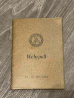 DDR NVA Wehrpas, Verzamelen, Ophalen of Verzenden, Landmacht, Duitsland, Overige typen