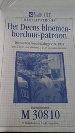 Deens bloemen borduurpatroon, Hobby en Vrije tijd, Borduren en Borduurmachines, Ophalen of Verzenden, Zo goed als nieuw, Handborduren