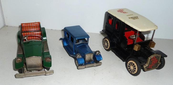 3 blikken oldtimers Made in Japan, Antiek en Kunst, Antiek | Speelgoed, Verzenden