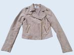 VERO MODA beige suède leren jasje maat XS ~ LL0030, Vero Moda, Beige, Ophalen of Verzenden, Zo goed als nieuw