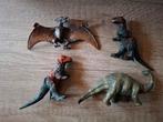 4 oude Bully dino's Bullyland, Ophalen of Verzenden, Gebruikt