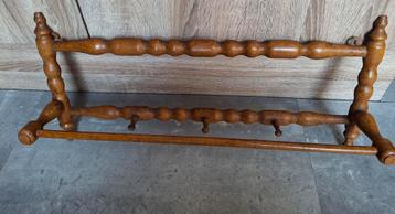 Retro Houten Keukenrek / Kapstok beschikbaar voor biedingen