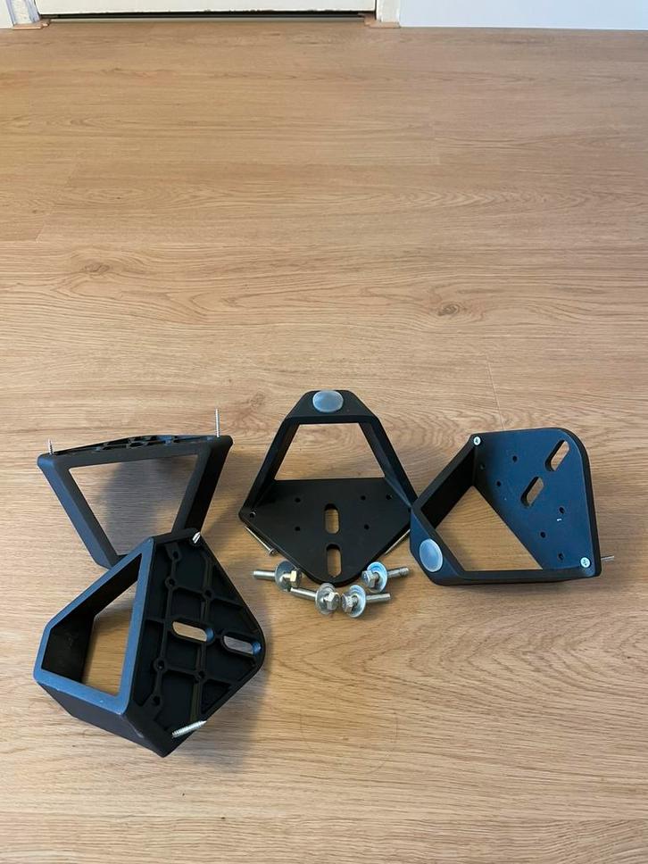 Swiss sense ‘Chill’ onderstel-poten mat zwart, Huis en Inrichting, Slaapkamer | Matrassen en Bedbodems, Zo goed als nieuw, Tweepersoons