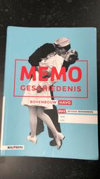 Memo geschiedenis bovenbouw havo, Boeken, Schoolboeken, HAVO, Geschiedenis, Zo goed als nieuw, Ophalen