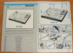 Handleiding voor de Philips FP 563 platenspeler, Ophalen, Zo goed als nieuw, Platenspeler, Philips