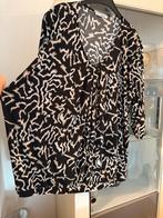 Magna tuniek Maat 52 zwart beige, Ophalen of Verzenden, Blouse of Tuniek, Zwart, Magna