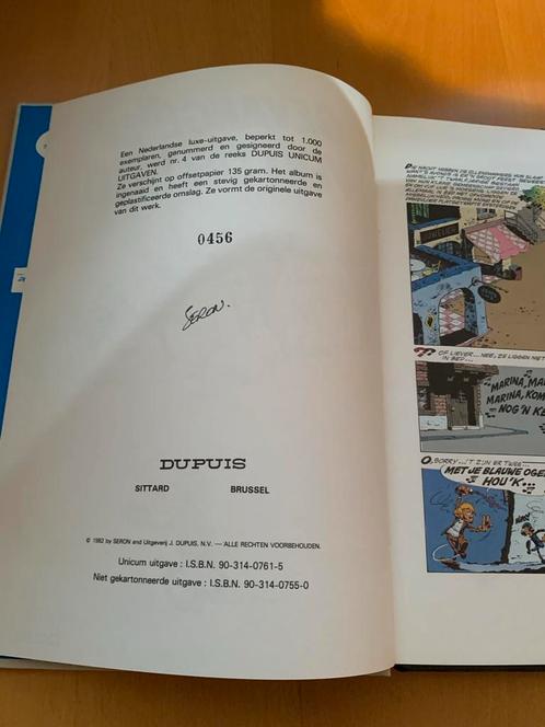 Dupuis Unicum Uitgave Nr. 4 - Seron - Gesigneerd, Boeken, Stripboeken, Zo goed als nieuw, Eén stripboek, Ophalen of Verzenden