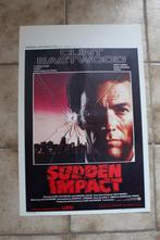 filmaffiche Clint Eastwood Sudden Impact 1983 filmposter, Verzamelen, Ophalen of Verzenden, A1 t/m A3, Zo goed als nieuw, Rechthoekig Staand