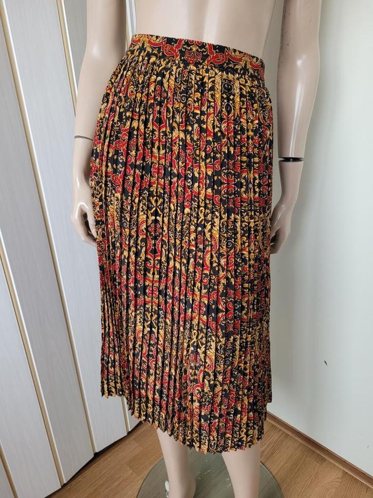 Devernois plissé rok maat 44, Kleding | Dames, Rokken, Zo goed als nieuw, Maat 42/44 (L), Overige kleuren, Knielengte, Ophalen of Verzenden