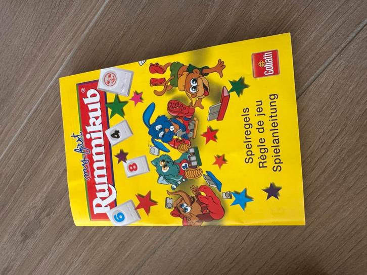 Mijn eerste Rummikub - Leuk en leerzaam!, Hobby en Vrije tijd, Gezelschapsspellen | Bordspellen, Zo goed als nieuw, Een of twee spelers