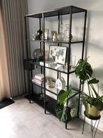 IKEA VITTSJÖ stellingkast zwart 100 x 75 x 36, Huis en Inrichting, Ophalen, Zo goed als nieuw