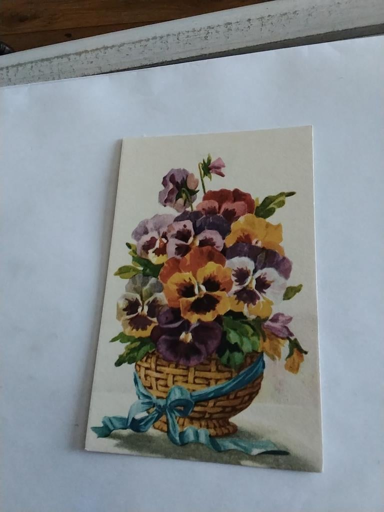 MAND. VIOOLTJES, Verzamelen, Ansichtkaarten | Themakaarten, Ophalen of Verzenden, Voor 1920, Sterren en Beroemdheden
