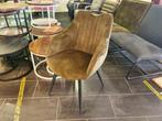 6x MX Sofa Eetkamerstoel Royce: 3x cognac, 3x mosgroen, Overige kleuren, Nieuw, Ophalen of Verzenden, Metaal