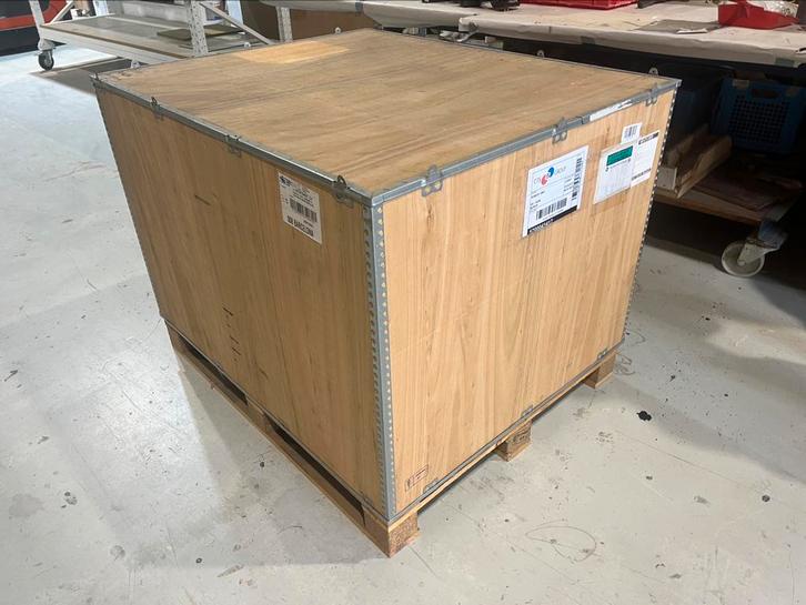 Grote RAJA multiplex palletkist palletbox transportkist, Doe-het-zelf en Verbouw, Kratten en Dozen, Zo goed als nieuw, Bak of Kist