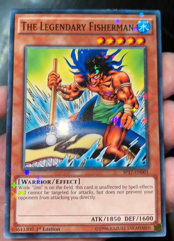 Yu-Gi-Oh! The Legendary Fisherman SP17 1st !, Hobby en Vrije tijd, Verzamelkaartspellen | Yu-gi-Oh!, Zo goed als nieuw, Losse kaart