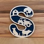 Letter 'S' Boerderij - Naamdecoratie, Ophalen of Verzenden, Nieuw