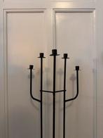 Zweedse staande kandelaar, Huis en Inrichting, Woonaccessoires | Kandelaars en Kaarsen, Ophalen, Gebruikt, Zwart, Kandelaar