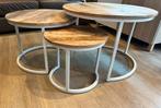 Salontafel set van 3, Huis en Inrichting, Ophalen, 50 tot 100 cm, Rond, 50 tot 100 cm
