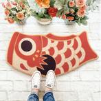 Koi Karper Deurmat / Vis Vissen Dieren Deur Mat Vloerkleed, Verzenden, Nieuw, Binnen