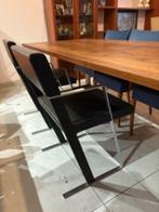 4 eetkamerstoelen designer Dick Spierenburg voor Castelijn, Huis en Inrichting, Modern design, Gebruikt, Zwart, Hout