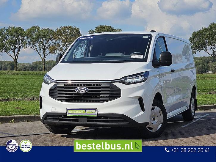 FORD TRANSIT CUSTOM 2.0 ac automaat euro6, Auto's, Bestelauto's, Bedrijf, Te koop, ABS, Airconditioning, Centrale vergrendeling