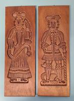 Antieke/Vintage Speculaasplanken / Koekplanken - Man & Vrouw, Ophalen of Verzenden