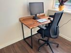 Bureau | Acacia hout | Weinig gebruikt, Huis en Inrichting, Bureaus, Ophalen, Zo goed als nieuw