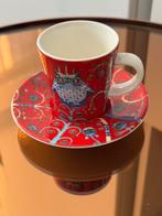 Iittala Taika Rood Espresso Kop & Schotel - Limited edition, Huis en Inrichting, Keuken | Servies, Keramiek, Ophalen of Verzenden