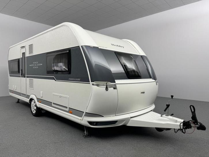 Hobby 560 CFE Excelent Mover Voortent Dakairco INCL.STALLING, Caravans en Kamperen, Caravans, Bedrijf, tot en met 4, Rondzit, Hobby