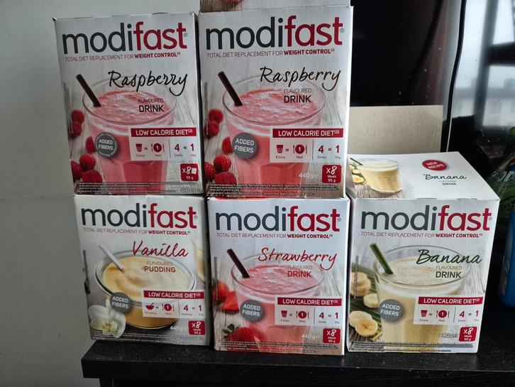 Modifast intensive milkshake en pudding, Diversen, Levensmiddelen, Ophalen of Verzenden