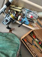 Visspullen: Werphengel, molen, vistas & vaste hengel, Ophalen of Verzenden, Gebruikt, Complete set