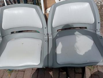 2x Inklapbare stoelen vissen - Gebruikt beschikbaar voor biedingen